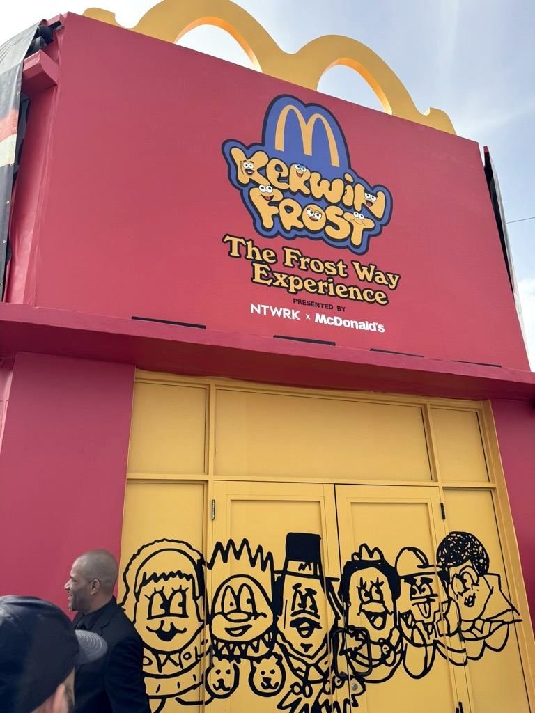 Kerwin Frost pop-up storefront