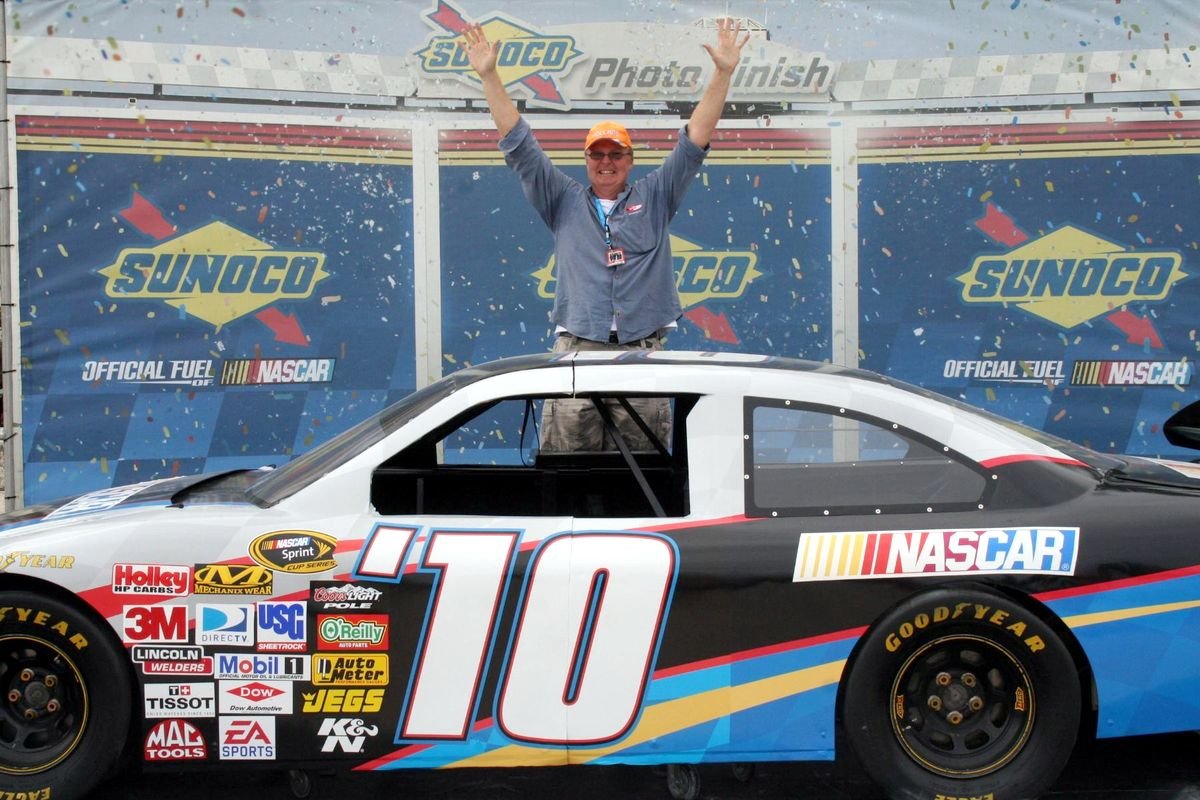 Sunoco NASCAR Photo Finish winner's circle backdrop