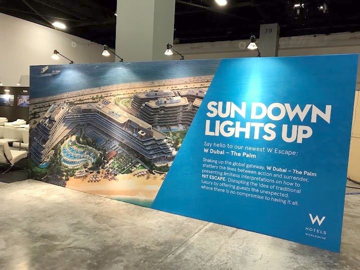 W Hotels trade show booth build